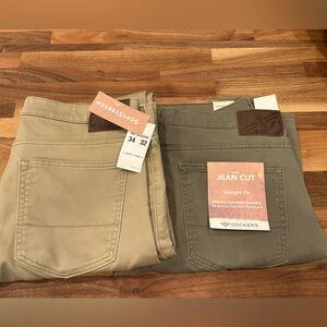 NEW! 2 pairs Dockers Jean Cut 34x32